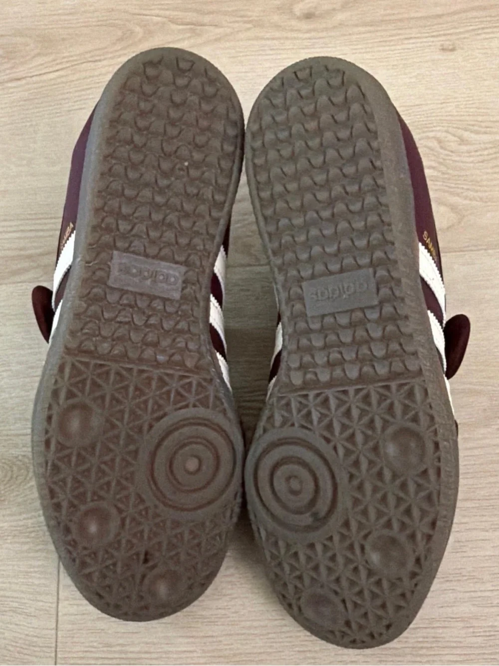 adidas samba Mary Jane burgundy and cream